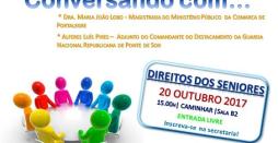 cartaz conversando com outubro